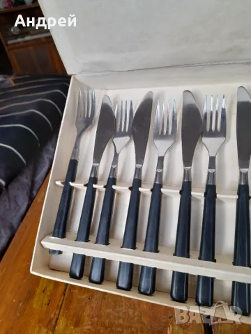 Стар Подаръчен комплект Прибори за хранене, снимка 3 - Други ценни предмети - 48643128