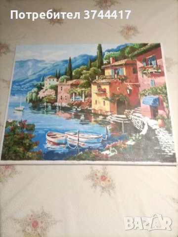 Уникална много красива картина,Живопис Италия.