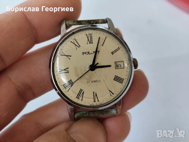Механичен часовник Poljot 17 jewels, снимка 2 - Мъжки - 53642617