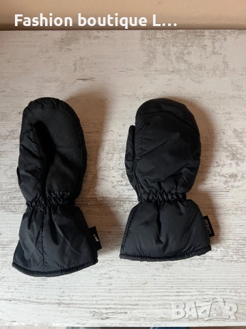 Дамски черни зимни ръкавици с цяла лапа и ластик на китката 🖤, снимка 2 - Ръкавици - 52859704