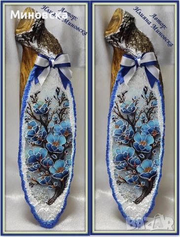 Пано "Синьо цвете"