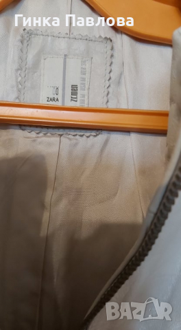 zara-дамско кожено яке естествена кожа, снимка 3 - Якета - 36166562