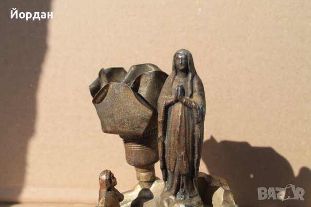 Фигура Богородица с  Швейцарска латерна , снимка 2 - Други ценни предмети - 40566121