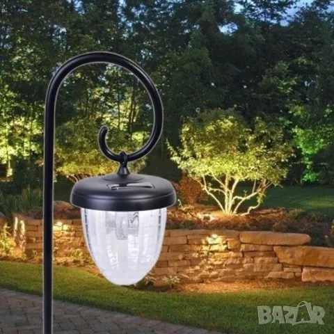 Соларна LED лампа с форма на жълъд, снимка 4 - Други стоки за дома - 49725473