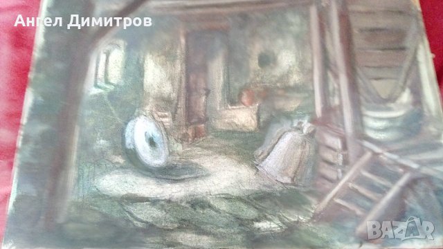 Нева Тусузова картина смесена техника сценография , снимка 5 - Картини - 38937194