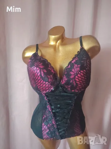 Sexkiss L Черен еластичен корсет 