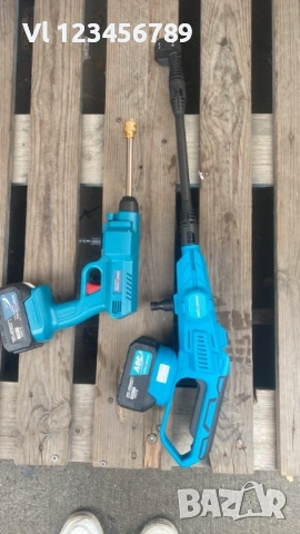 Акумулаторна Водоструйка KRAFTROYAL 6 в 1 36V/8Аh/200bar/3500W+дисплей+6 дюзи;2батерии, снимка 6 - Аксесоари и консумативи - 53863908