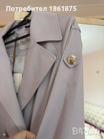 Уникално пролетно манто MAX MARA, снимка 4 - Палта, манта - 53029293
