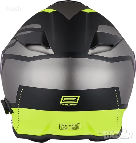 Мотоциклетна каска ORIGINE с Bluetooth, сгъваема, интегрална каска ECE с двоен визьор, снимка 6 - Спортна екипировка - 52582809