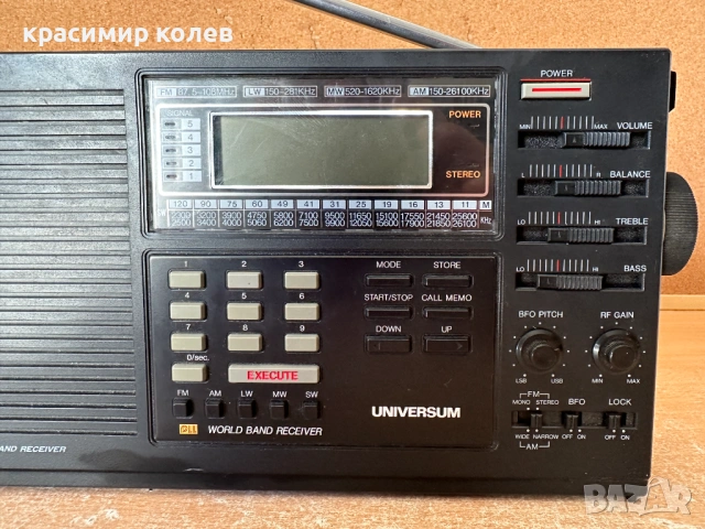 радиоприемник "Universum World Band Receiver TR 3061 B" /SANGEAN/, снимка 3 - Радиокасетофони, транзистори - 53850134