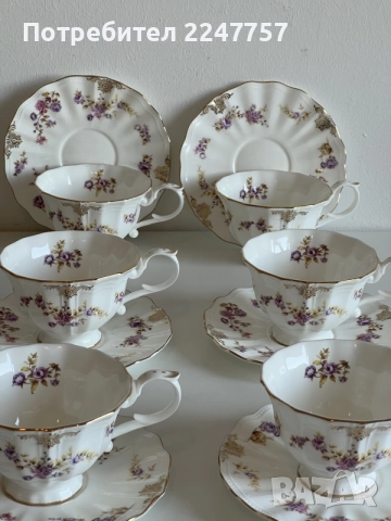 Елегантен порцеланов двоен сет за чай "SD Luxury" Bone China, снимка 15 - Антикварни и старинни предмети - 56097286