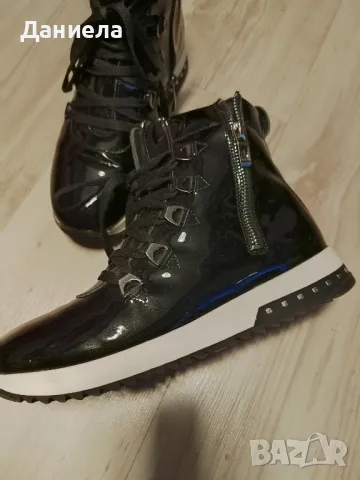 Дамски боти, Аквамарин, 38, снимка 3 - Дамски боти - 48070143