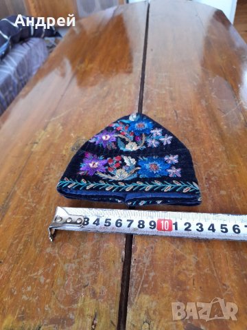 Стара етно шапка #3, снимка 5 - Антикварни и старинни предмети - 41066724