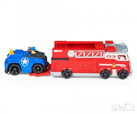 Пес Патрул - Пожарна кола, снимка 4 - Коли, камиони, мотори, писти - 39059559
