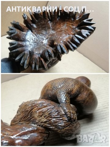 Стара Ръчна Дърворезба / 2,3 кг. , снимка 5 - Антикварни и старинни предмети - 44353653