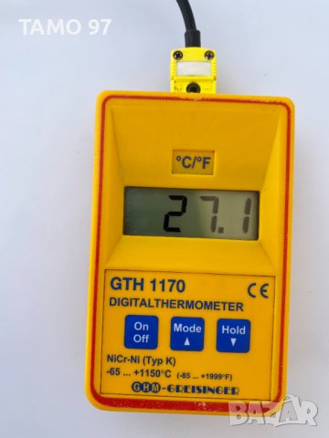 Greisinger GTH 1170 - Професионален Термометър -65 - +199,9°C, снимка 2 - Други инструменти - 41379038