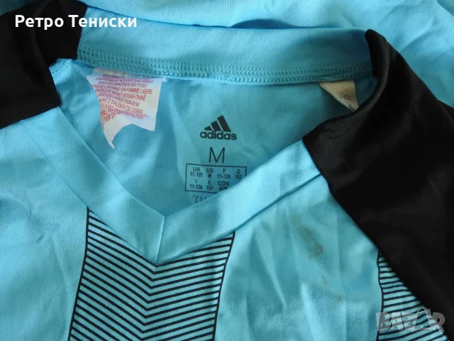 Тениска • Children #10 • adidas • синьо • размер M • Деца, снимка 4 - Тениски - 56319303