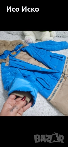 Зимно яке в син цвят, снимка 6 - Якета - 52024548
