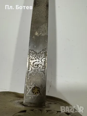 Стара бойна сабя, снимка 5 - Антикварни и старинни предмети - 49535488