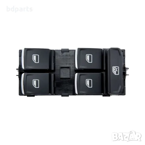 Бутон ключ за стъкла, Volkswagen, VW Passat B8, Golf 7, Polo 6, Хром, снимка 10 - Части - 56141740