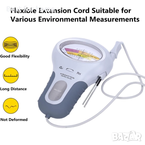 Цифров тестер за качеството на водата за басейн, спа център и др., снимка 3 - Други инструменти - 51901347