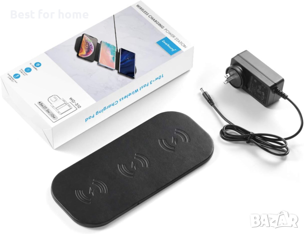 3x10W безжична подложка за зареждане, ZealSound, снимка 7 - Безжични зарядни - 44921229