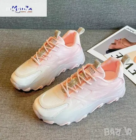 Дамски маратонки в розово