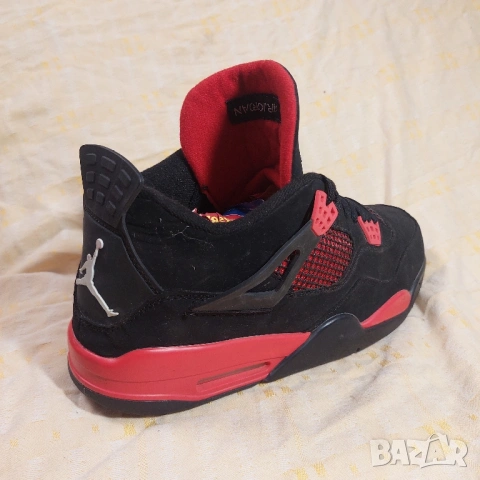 маратонки Jordan 4 Retro Red Thunder номер 46, снимка 5 - Маратонки - 53078104