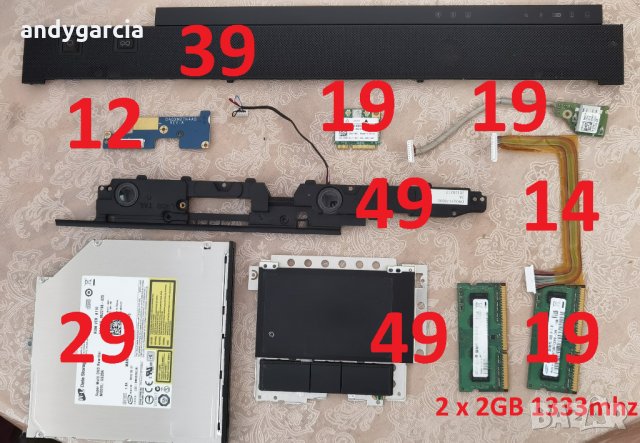 Dell Precision M6500 на части с проблем във видеокартата, БЕЗ зарядно и диск, снимка 3 - Дънни платки - 34811532