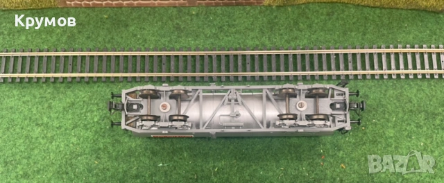 Вагон товарен 4-осен цистерна HO 1:87 влак ЖП модел AC, снимка 2 - Колекции - 53700380