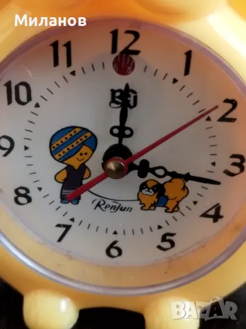 Стар механичен будилник, настолен часовник, снимка 6 - Антикварни и старинни предмети - 49880611