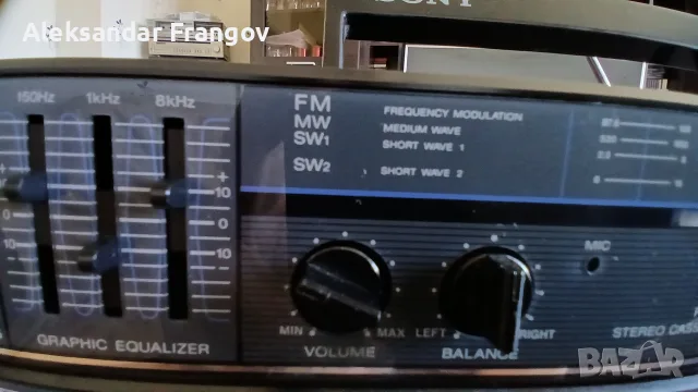 SONY CFS - W365S - двукасетъчен STEREO радиокасетофон, снимка 7 - Радиокасетофони, транзистори - 55737793