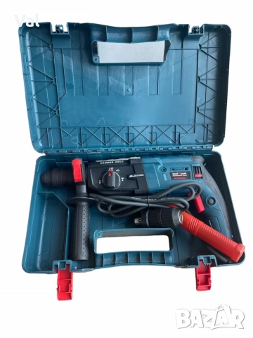 Перфоратор 1100W с 2 патронника и SDS Plus дръжка - Комплект с куфар kraftroyal, снимка 3 - Перфоратори - 53671570