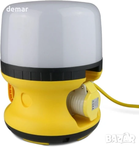 Bright Source 110V 20W LED сферична лампа за строителна площадка, 1800lm, 4000K, IP54, снимка 2 - Лед осветление - 50838481