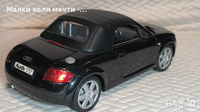 Метални колички Audi TT , мащаб 1:18, снимка 8 - Колекции - 55845901