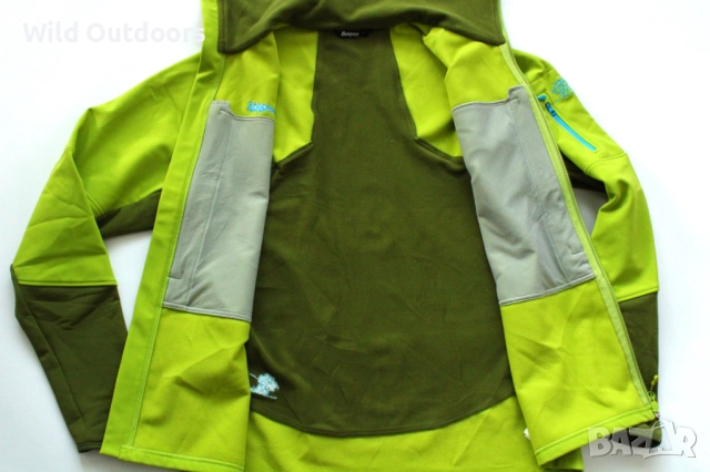 BERGANS Visbretind jacket - мъжко спортно поларено стреч яке, размер L, снимка 3 - Спортни дрехи, екипи - 52447875