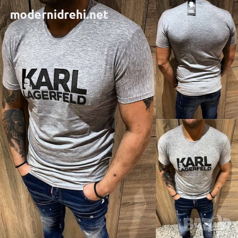 Мъжка тениска Karl Lagerfeld код 17, снимка 1 - Тениски - 39632758