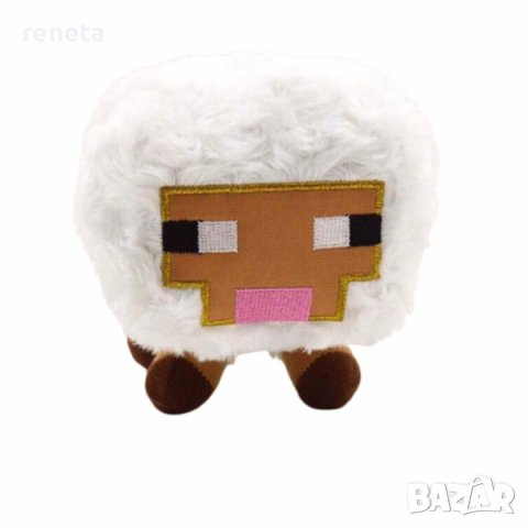 Играчка Minecraft, Овца, Плюшена, 18 см