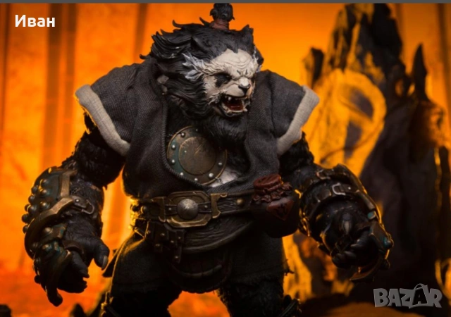 Фигурка на Черната Панда Ян / Black Panda Brother Yang от Планетата на зверовете !, снимка 5 - Фигурки - 53658386