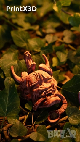 3д принтирана декоративна они маска, снимка 2 - Декорация за дома - 53858238