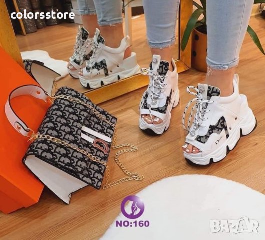 Бели сандали на платформа  Dior код Br-F18F