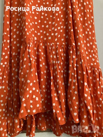 Дълга рокля, 42 размер, снимка 3 - Рокли - 48733669