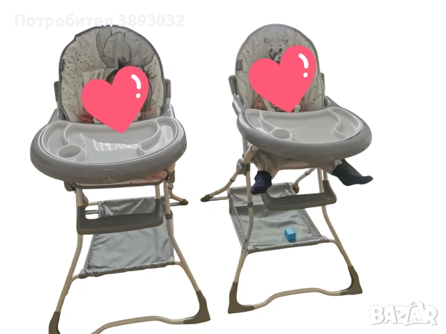 LORELLI Може и Отделно LORELLI BONBON,Столчета за Хранене 2 бр