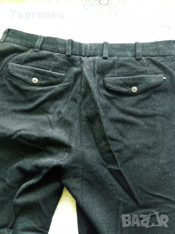 Westbury-черен-кадифен-панталон, снимка 3 - Панталони - 36355884