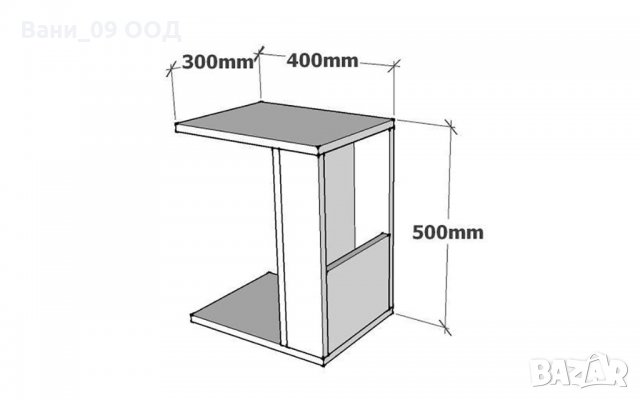 Красива помощна масичка, снимка 3 - Маси - 34566549