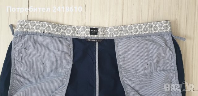 Hugo Boss  Cotton Regular Fit Mens Size 56 - 38 ОРИГИНАЛ! Мъжки Къси Панталони!, снимка 8 - Къси панталони - 51351684