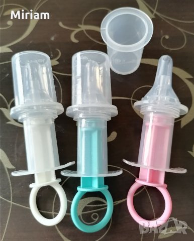 Бебешки дозатор/спринцовка с биберон за лекарства , снимка 2 - Други - 35824994