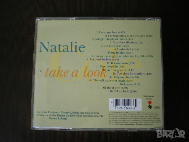 Natalie Cole ‎– Take A Look 1993 CD, Album, снимка 3 - CD дискове - 44719474