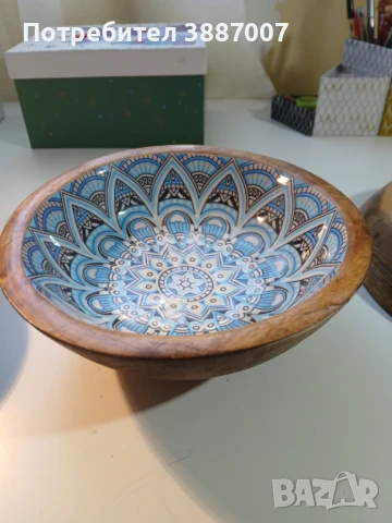 Декоративни Дървени Купи 3бр., снимка 4 - Декорация за дома - 50610851