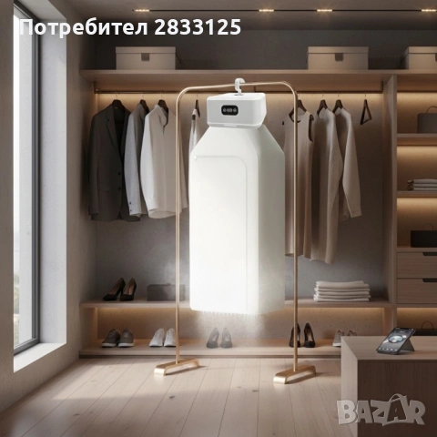 Преносима електрическа сушилня за дрехи – компактна, сгъваема, с таймер и 3D циркулация, снимка 11 - Сушилни - 53658613